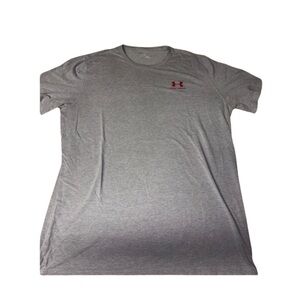 Under Armour HeatGear Loose Fit Tee - Grey (Size Large)